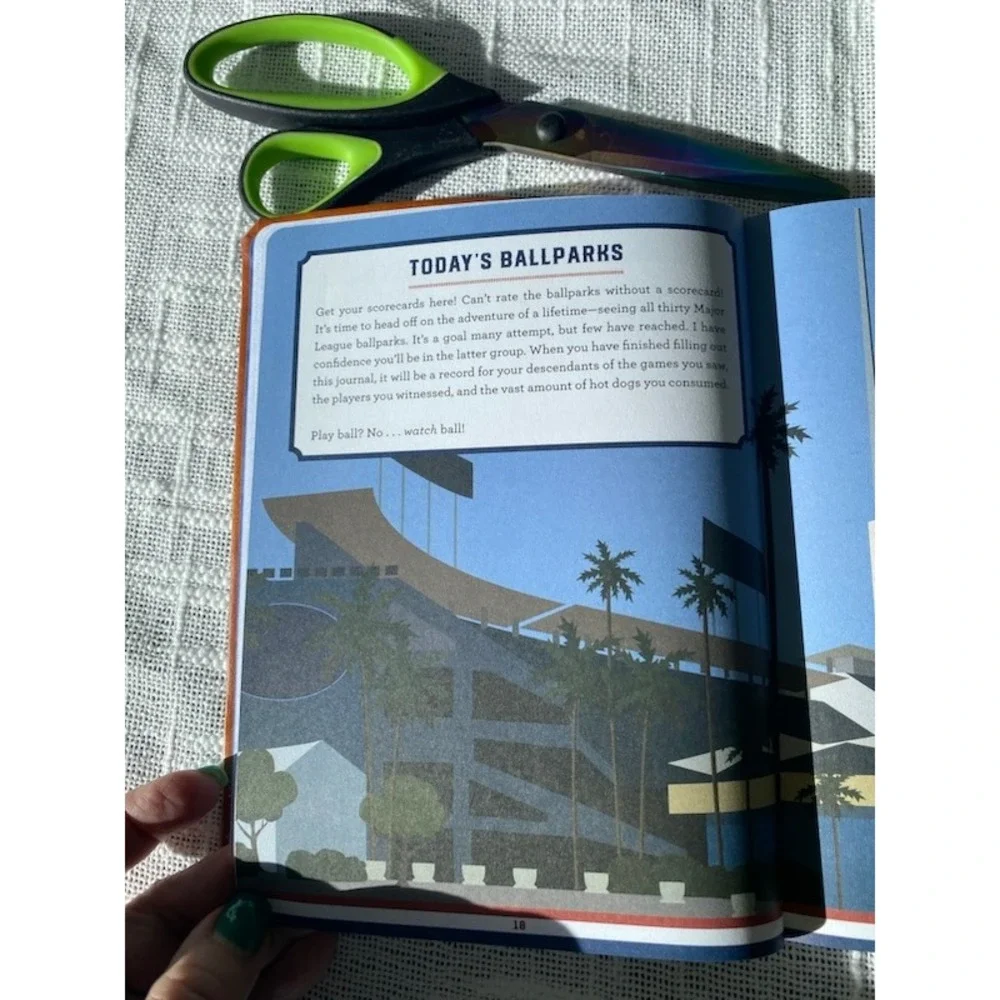 The Ballpark‎ Bucket List MLB Stadium Travel Journal Baseball Fan Gift Book
